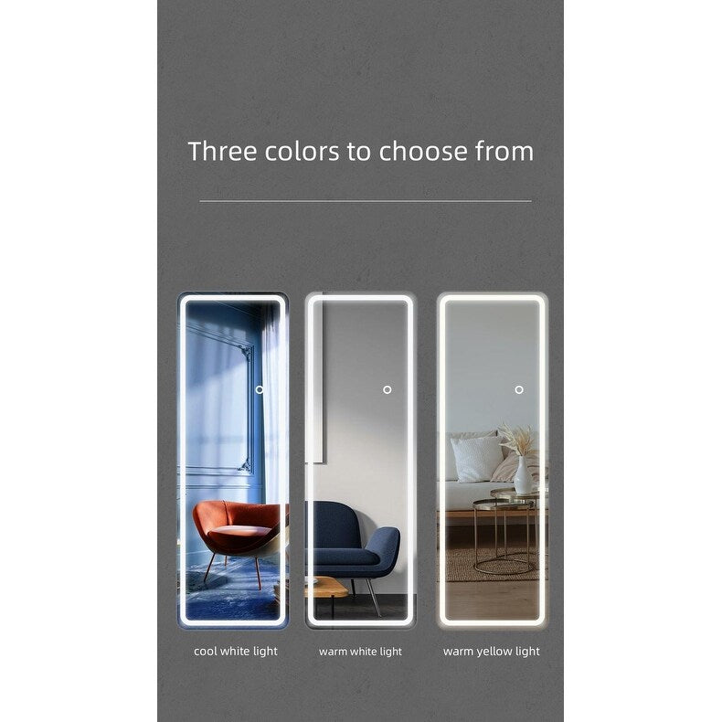 ZS - LED Black Frame Rectangular 150 cm x 40 cm