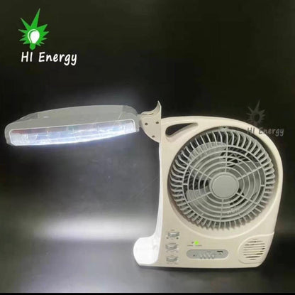 ZS - GD-8028 6 in 1 Rechargeable Solar Fan