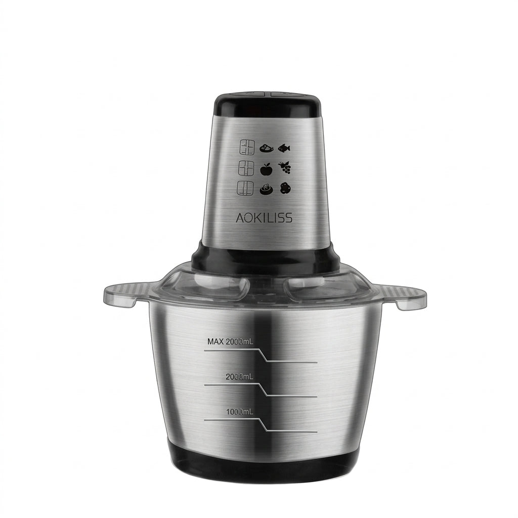 ZS -  ACKILISS 3L 1000W Stainless Steel Food Processor