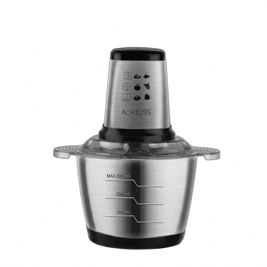 ZS -  ACKILISS 3L 1000W Stainless Steel Food Processor