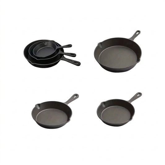ZS - AIYI®️ CAST-IRON SKILLET SET