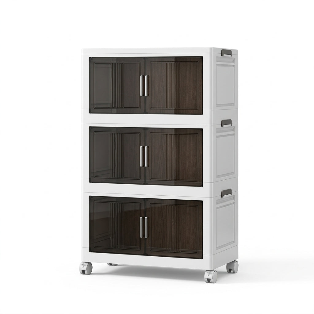 ZS - Collapsible Storage Cabinet: The Ultimate Space-Saving Organizer