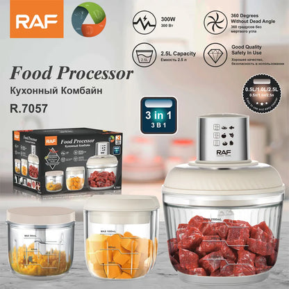 ZS - RAF R.7057 3 in 1 Food Processor 2.5L