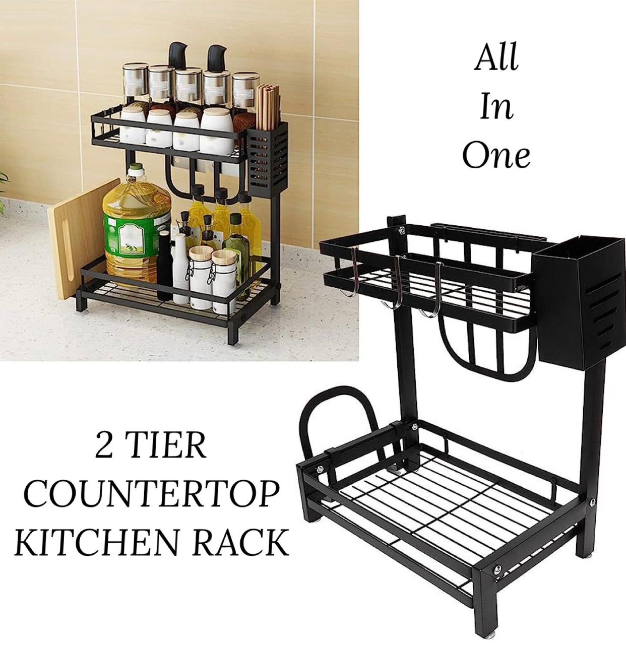 ZS - 2-Layer Kitchen Rack – Z S MERCH