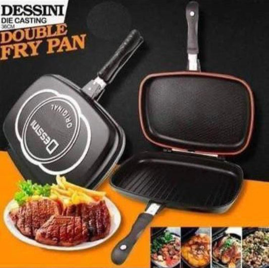 ZS - Dessini Fry Pan/Grill Pan 40cm - Red