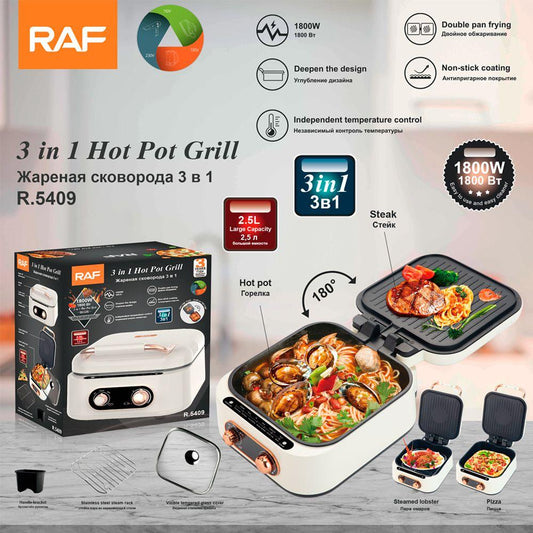 ZS - RAF - 3 in 1 Hot Pot Grill