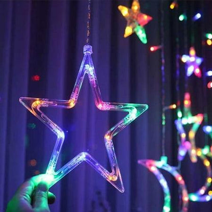 ZS - Curtain Light Moon & Star Connectable