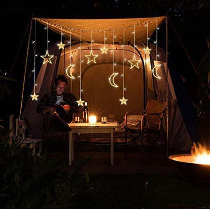 ZS - Curtain Light Moon & Star Connectable