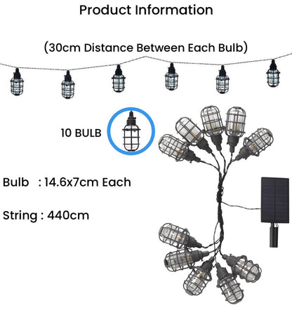 ZS - Solar Bulb String 10 Bulbs