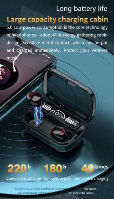 ZS - Wireless Earbuds with Power Bank M-10