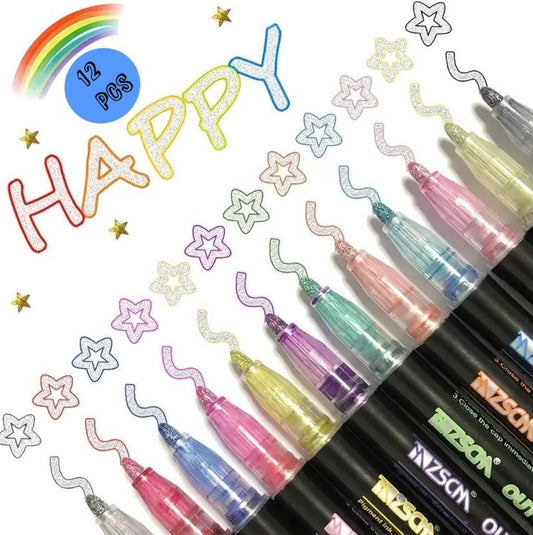 ZS - Magical Outline Markers 12pcs Pack