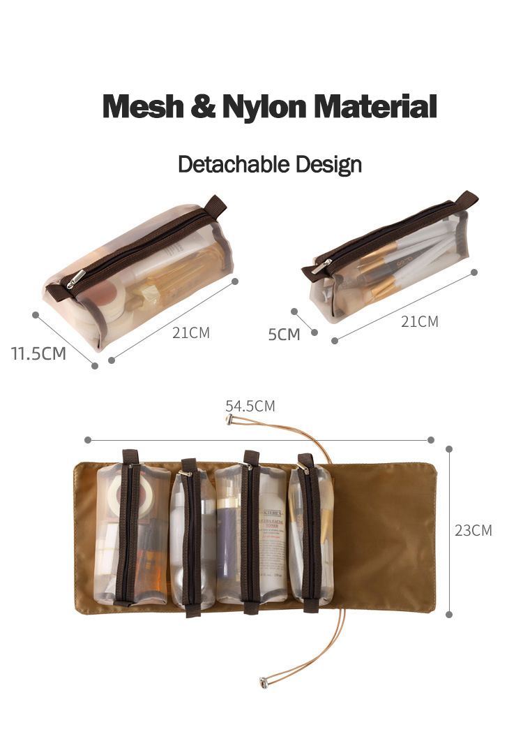 ZS - 4 IN 1 Detachable Toiletry Make up Storage Bag