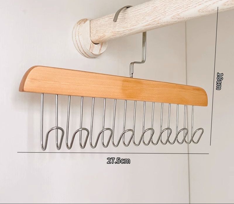 ZS - Space Saving Wooden Clothes Hanger