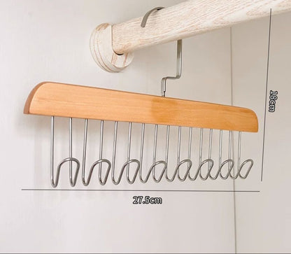 ZS - Space Saving Wooden Clothes Hanger