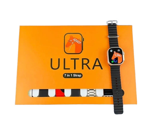 ZS - ULTRA-8 SMART WATCH + 7 STRAPS