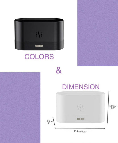 ZS - Flame Aroma Difusser Humidifier