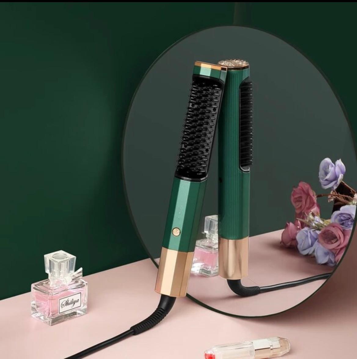 ZS - Hot Air Comb 2 in 1 Straightener & Curler