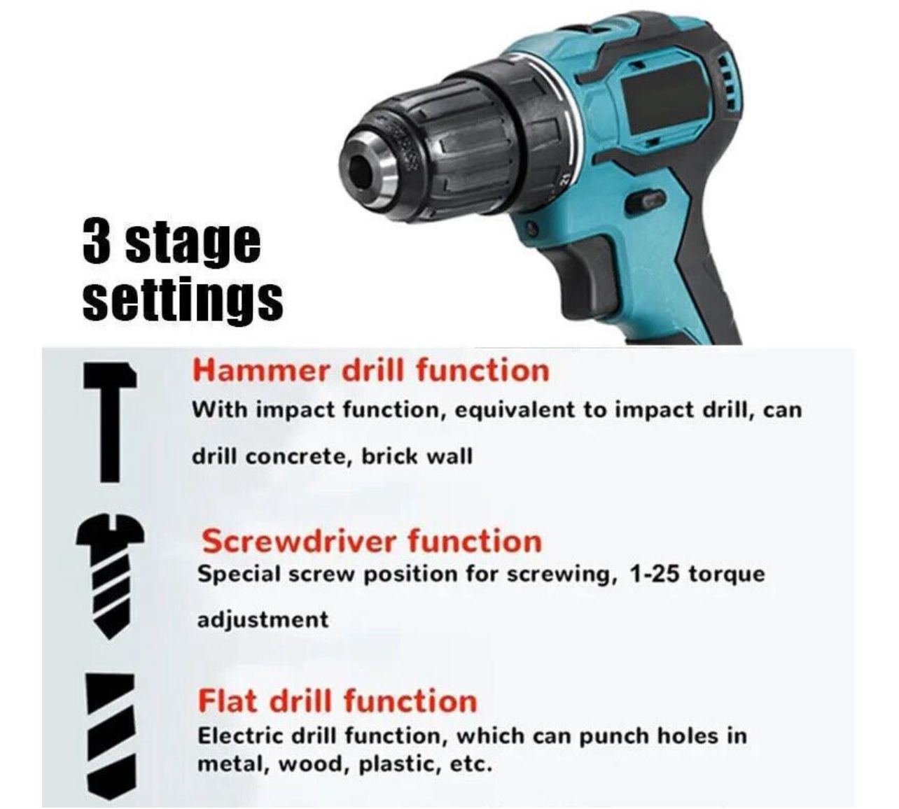 ZS - 36V 4 in 1 Multi Function Cordless Power Tools