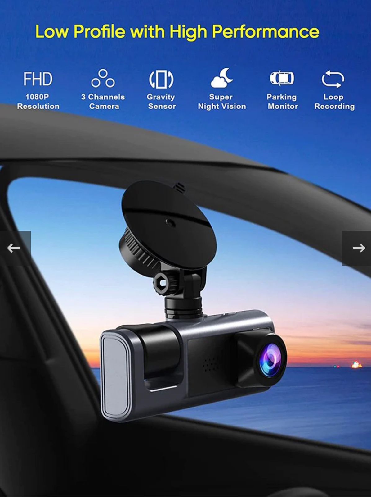 ZS - Dual Lens Dash Blackbox DVR