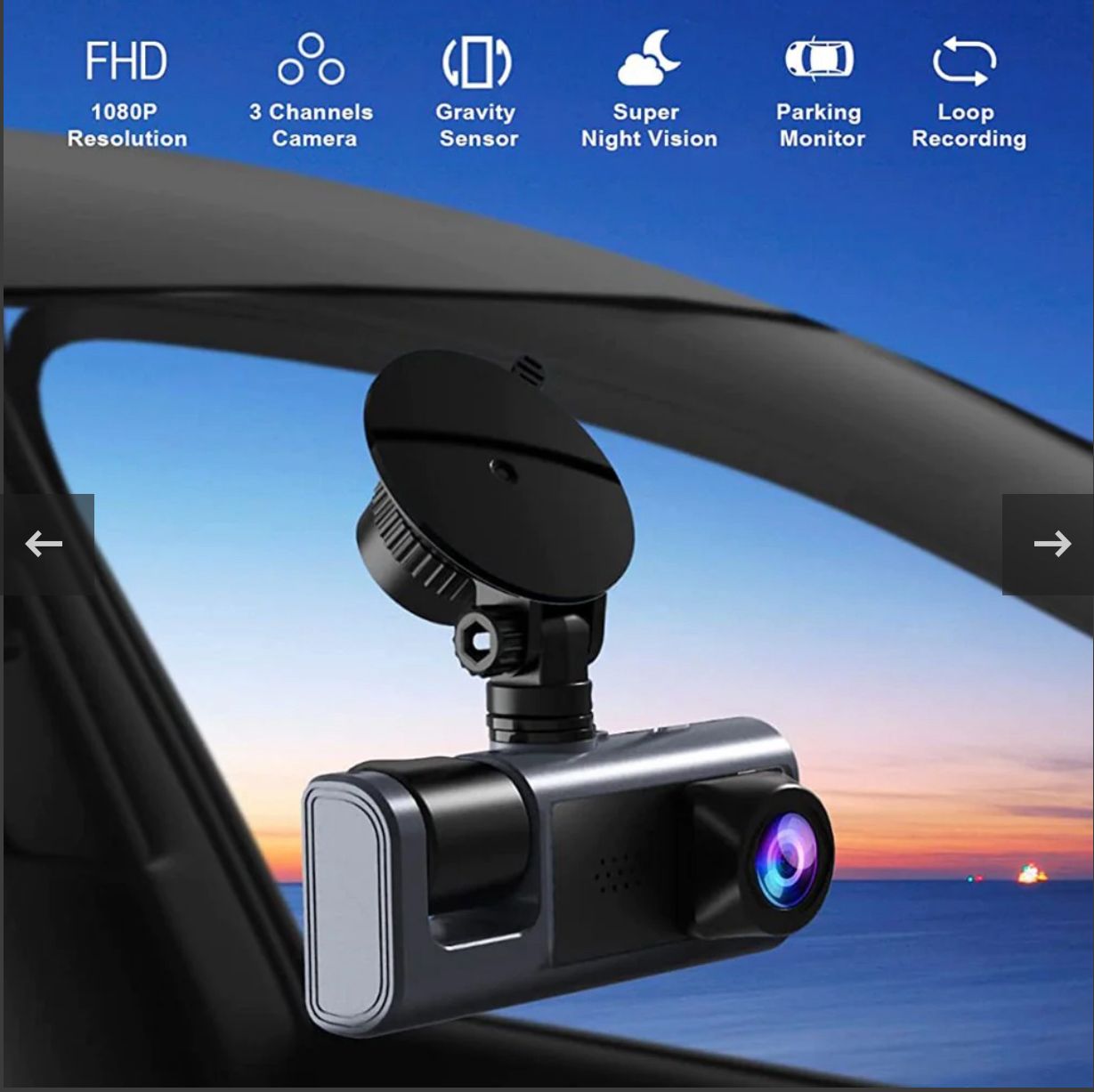 ZS - Dual Lens Dash Blackbox DVR