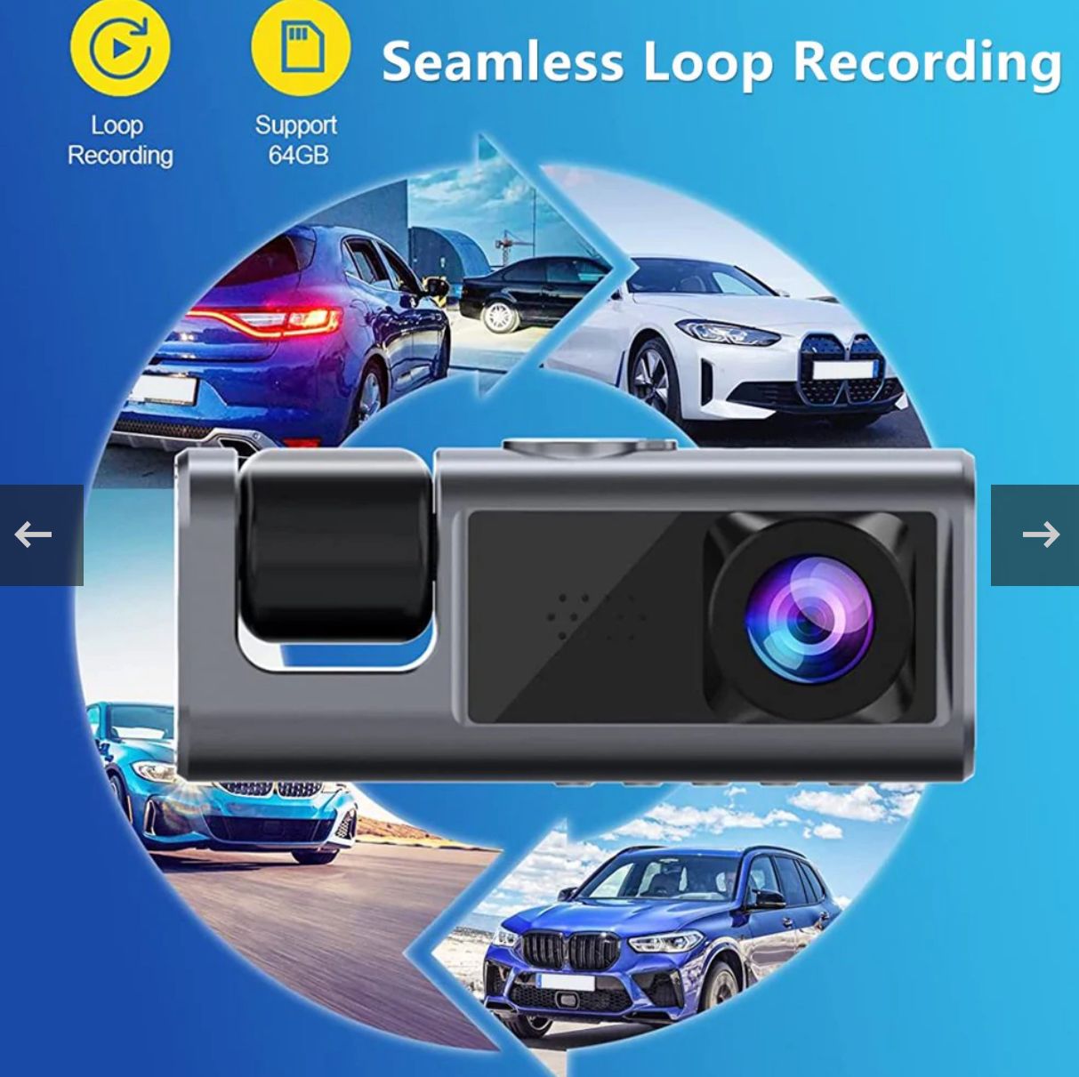 ZS - Dual Lens Dash Blackbox DVR