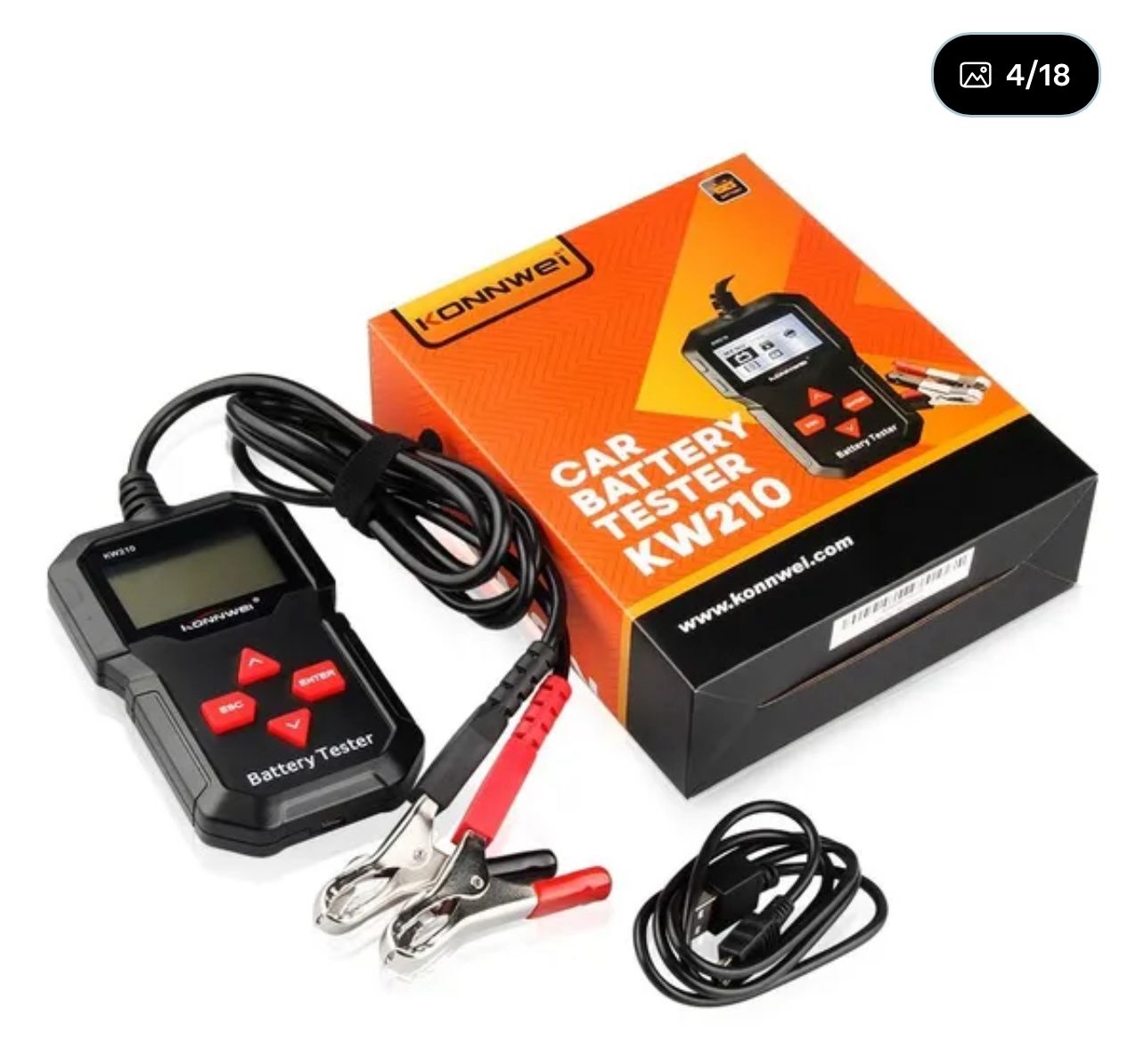 ZS - Konwei KW210 12V Battery Tester