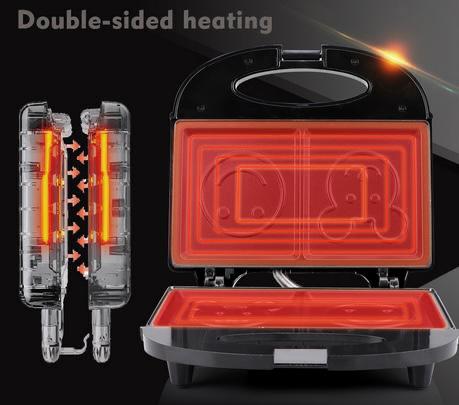 ZS - Smiley Face Sandwich Maker