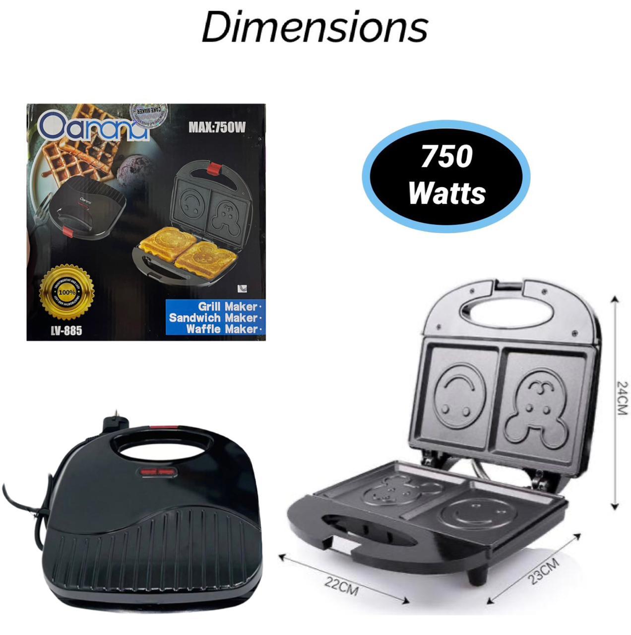 ZS - Smiley Face Sandwich Maker