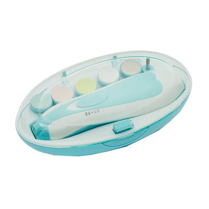 ZS - Baby Nail Trimmer Electric File Set with Light Replacement Heads