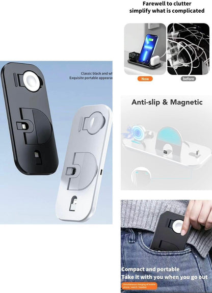 ZS - 3 in 1 Wireless Charging Dock Station for Apple Devices
