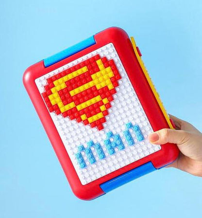 ZS - DIY Building Blocks Leakproof Microwave School Kids Lunch Box