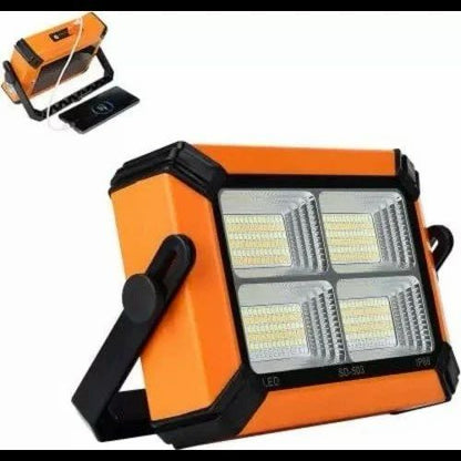  ZS - 100W LED Solar Portable Work Light with Built in Powerbank