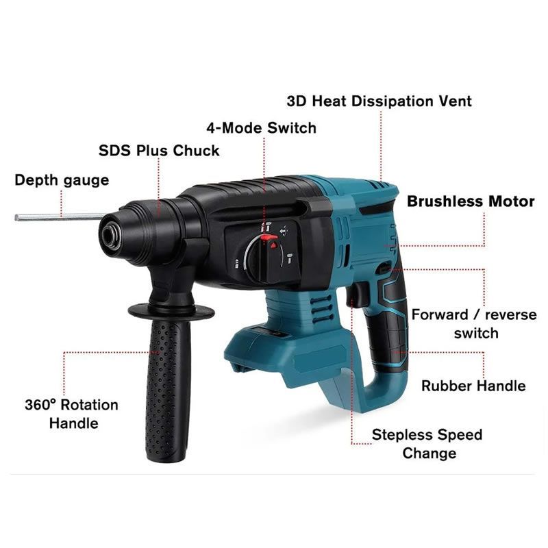 ZS - 21V 3 in 1 Cordless Multi Functional Power Tools Set
