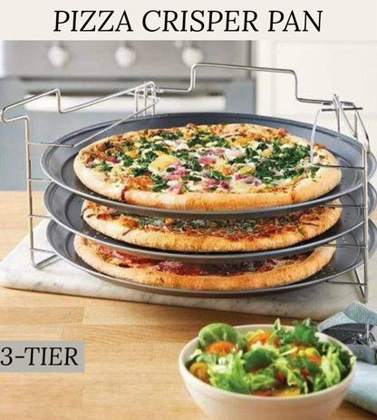ZS - 3-Tier Pizza Crisper Pan
