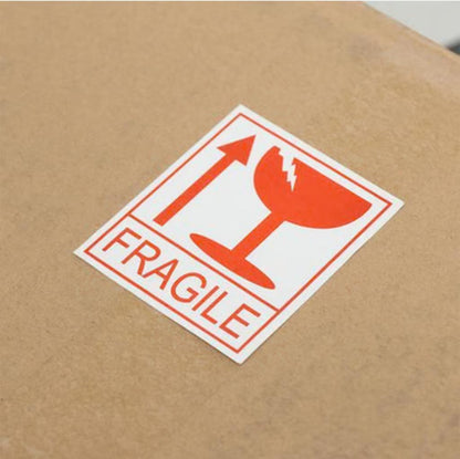 ZS - Fragile Sticker 8x7cm 200 Pack