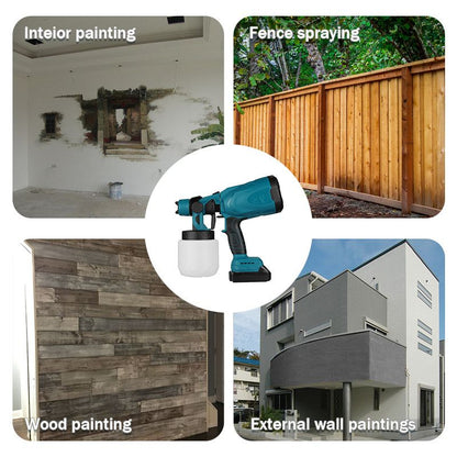 ZS - 21V Cordless Portable and Powerful Brushless Paint Spray Gun