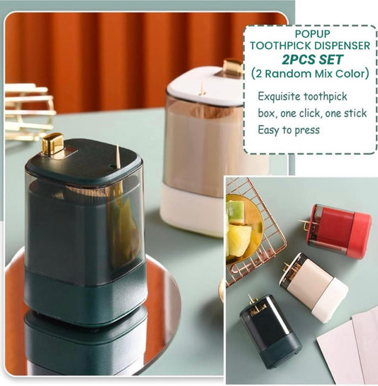 ZS - Automatic Toothpick Dispenser 2pcs Set