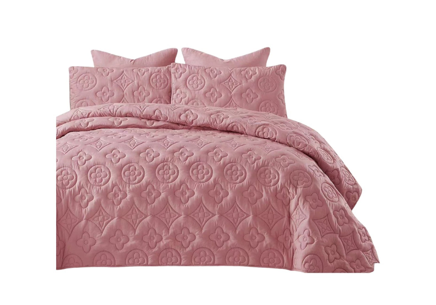 ZS - 5pcs Super King MOKKA Quilted Bedspread