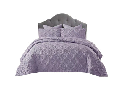 ZS - 5pcs Super King MOKKA Quilted Bedspread