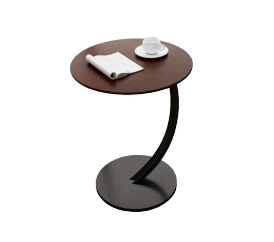 ZS - C-Shaped Couch Side Table - Round