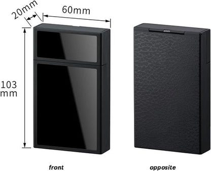 ZS - Cigarette Case with Built-in Rechargeable Lighter
