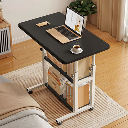 ZS - Laptop Desk with 2 Shelves - Height Adjustable