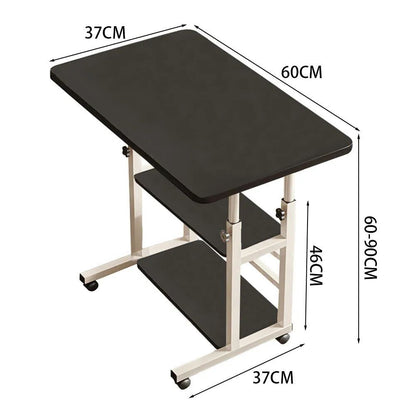 ZS - Laptop Desk with 2 Shelves - Height Adjustable