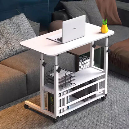 ZS - Laptop Desk with 2 Shelves - Height Adjustable