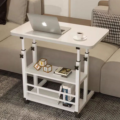 ZS - Laptop Desk with 2 Shelves - Height Adjustable