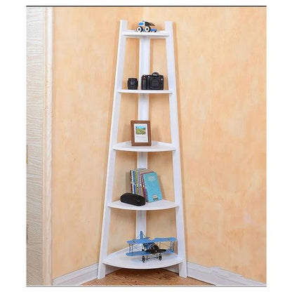 ZS - 5 Tier Freestanding Storage Corner Shelf for Home/Office