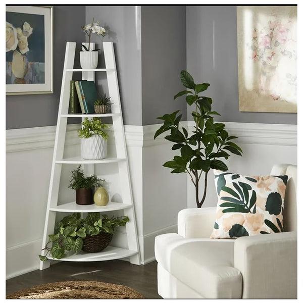 ZS - 5 Tier Freestanding Storage Corner Shelf for Home/Office