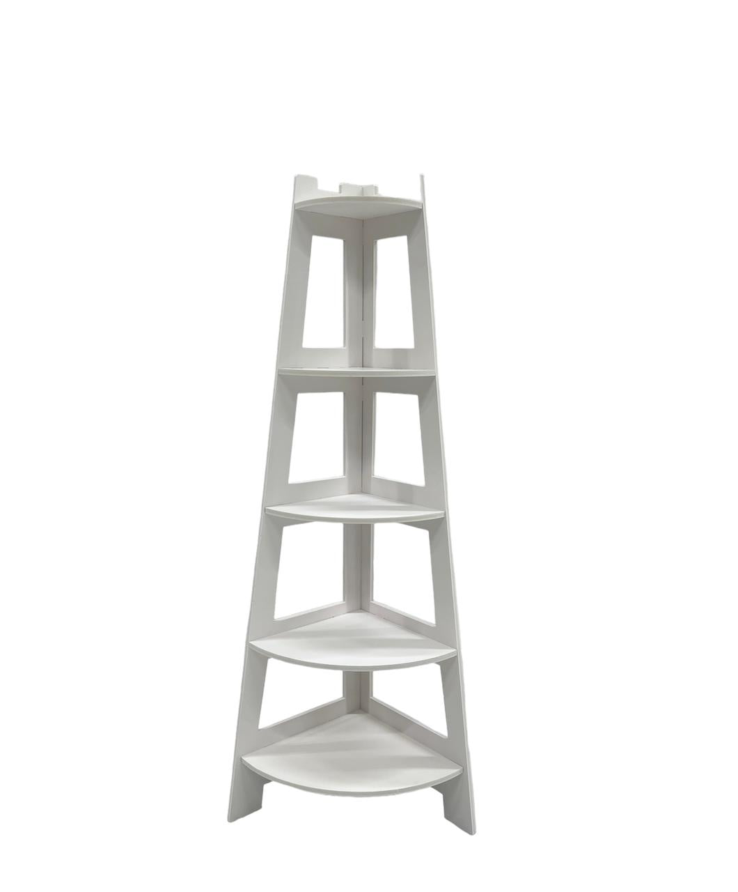 ZS - 5 Tier Freestanding Storage Corner Shelf for Home/Office