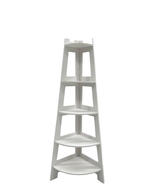 ZS - 5 Tier Freestanding Storage Corner Shelf for Home/Office