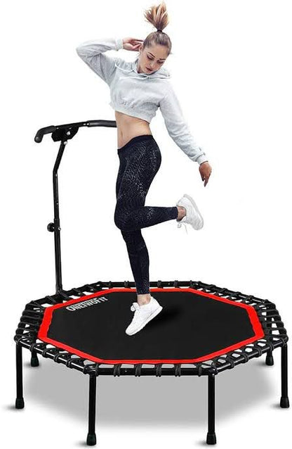ZS -48 Inch Fitness Trampoline/Rebounder with Adjustable Handle